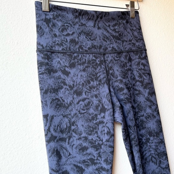 Athleta Women’s Elation Textured Tight Frosted Coral Blue Pull On Yoga Sz S - Picture 4 of 16